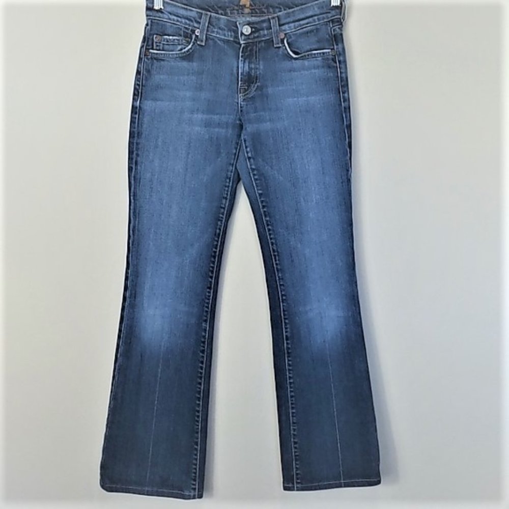 7 For All Mankind Bootcut Rhinestone Pocke… - Picture 2 of 8